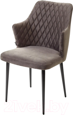 Стул M-City Herman / 461MC04444 (графит 14 велюр/черный) - фото