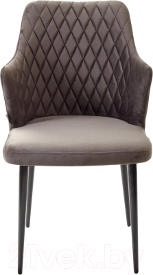 Стул M-City Herman / 461MC04444 (графит 14 велюр/черный)