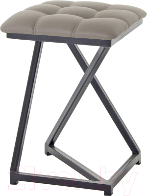 Табурет AMC Comfort 9К1.18 (кожзам латте/черный) - фото