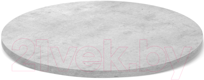 Обеденный стол Sheffilton SHT-TU43/TT 90 ЛДСП (черный муар/бетон чикаго светло-серый)