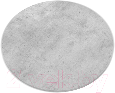 Обеденный стол Sheffilton SHT-TU43/TT 90 ЛДСП (черный муар/бетон чикаго светло-серый)