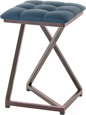 Табурет AMC Comfort 9К2.13 (кожзам атлантик/коричневый) - фото