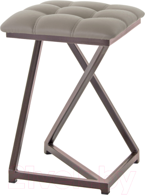 Табурет AMC Comfort 9К2.18 (кожзам латте/коричневый) - фото