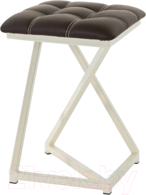 Табурет AMC Comfort 9К3.2 (кожзам венге/слоновая кость) - фото