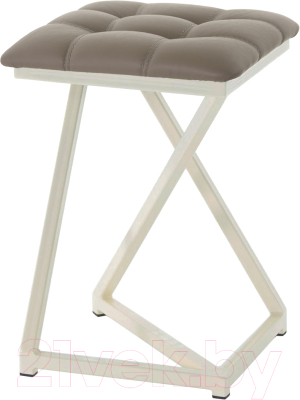 Табурет AMC Comfort 9К3.17 (кожзам капучино/слоновая кость) - фото