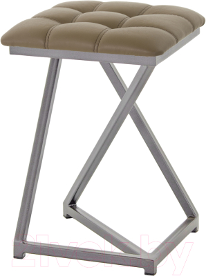 Табурет AMC Comfort 9К4.4 (кожзам какао/графит) - фото