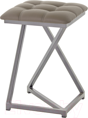 Табурет AMC Comfort 9К4.17 (кожзам капучино/графит) - фото