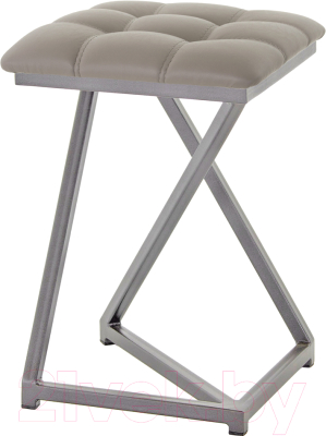 Табурет AMC Comfort 9К4.18 (кожзам латте/графит) - фото