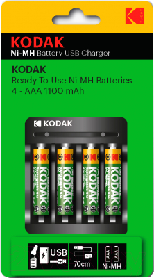 Зарядное устройство для аккумуляторов Kodak USB Overnight Charger / Б0056004 - фото