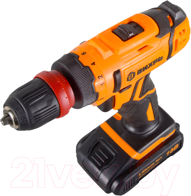 Аккумуляторная дрель-шуруповерт Вихрь ДА-18Л-2КC (72/14/34)