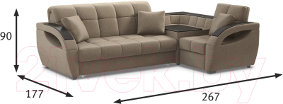 Диван угловой Moon Trade Монреаль 101 80527274 / 80539626