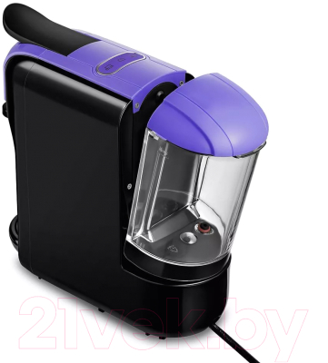 Кофеварка эспрессо Kitfort KT-7105-1 3 в 1 (черно-фиолетовый)