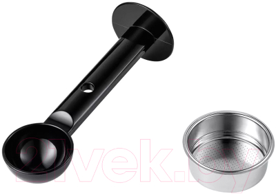 Кофеварка эспрессо Kitfort KT-7105-1 3 в 1 (черно-фиолетовый)