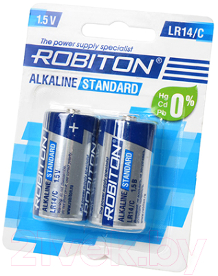 Комплект батареек Robiton Standard LR14 BL2 / БЛ12287