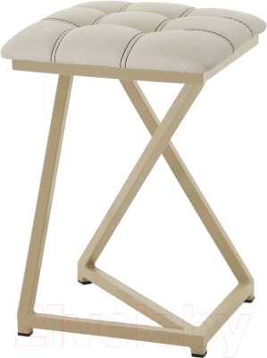 Табурет AMC Comfort 9К10.3 (кожзам бежевый/капучино) - фото