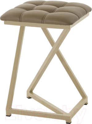 Табурет AMC Comfort 9К10.4 (кожзам какао/капучино) - фото