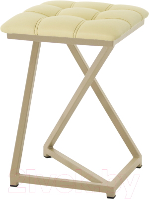 Табурет AMC Comfort 9К10.15 (кожзам светло-желтый/капучино) - фото
