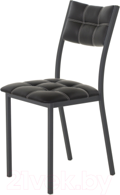 Стул AMC Comfort 3К1.1 (кожзам черный/черный) - фото