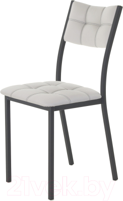 Стул AMC Comfort 3К1.6 (кожзам серый/черный) - фото