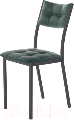 Стул AMC Comfort 3К1.9 (кожзам зеленый/черный) - фото