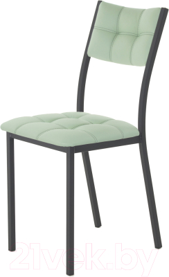 Стул AMC Comfort 3К1.10 (кожзам мятный/черный) - фото