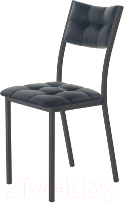 Стул AMC Comfort 3К1.16 (кожзам антрацит/черный) - фото