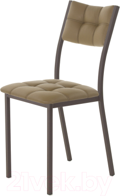 Стул AMC Comfort 3К2.4 (кожзам какао/коричневый) - фото