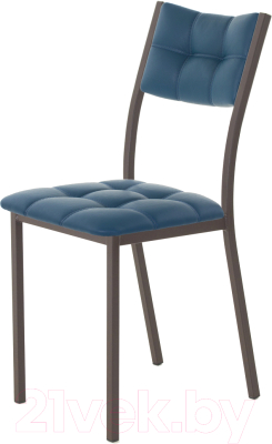 Стул AMC Comfort 3К2.13 (кожзам атлантик/коричневый) - фото