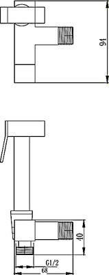 Гигиенический душ со смесителем Haiba HB5502