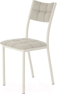 Стул AMC Comfort 3К3.3 (кожзам бежевый/слоновая кость) - фото