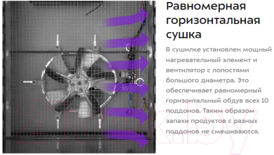 Сушилка для овощей и фруктов Kitfort KT-1924