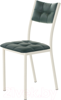 Стул AMC Comfort 3К3.9 (кожзам зеленый/слоновая кость) - фото