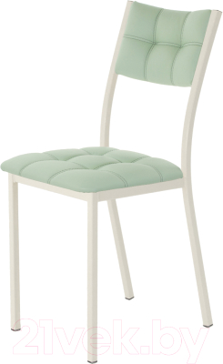 Стул AMC Comfort 3К3.10 (кожзам мятный/слоновая кость) - фото