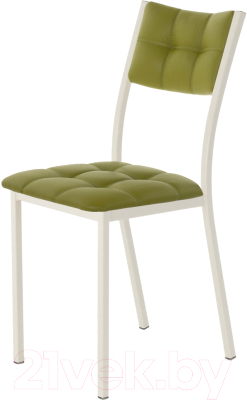 Стул AMC Comfort 3К3.11 (кожзам оливковый/слоновая кость) - фото