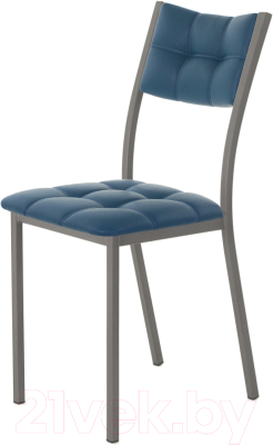 Стул AMC Comfort 3К4.13 (кожзам атлантик/графит) - фото