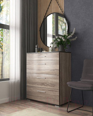 Комод Евва Престиж АЭП К.02 (дуб трюфель)