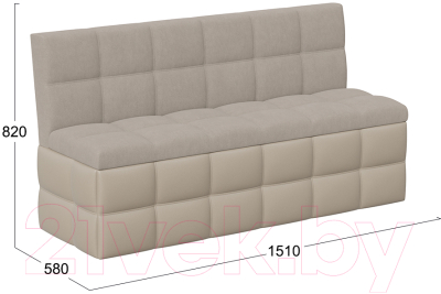 Скамья кухонная мягкая ТриЯ Домино исп.2