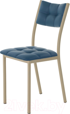 Стул AMC Comfort 3К10.13 (кожзам атлантик/капучино) - фото