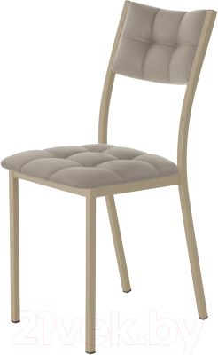 Стул AMC Comfort 3К10.18 (кожзам латте/капучино) - фото