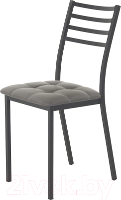 Стул AMC Comfort 4К1.5 (кожзам графит/черный) - фото