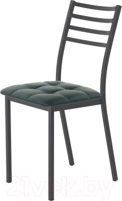 Стул AMC Comfort 4К1.9 (кожзам зеленый/черный) - фото