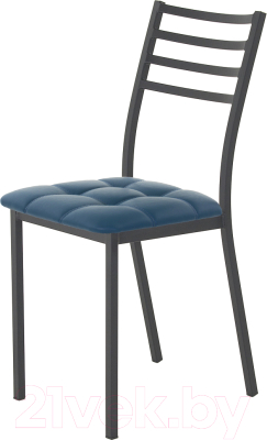 Стул AMC Comfort 4К1.13 (кожзам атлантик/черный) - фото