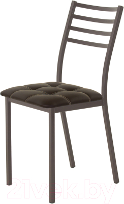 Стул AMC Comfort 4К2.2 (кожзам венге/коричневый) - фото