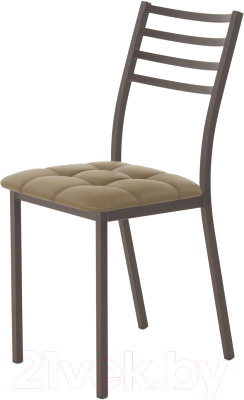 Стул AMC Comfort 4К2.4 (кожзам какао/коричневый) - фото