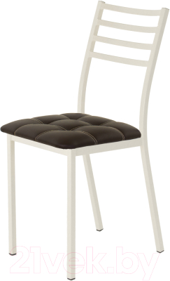 Стул AMC Comfort 4К3.2 (кожзам венге/слоновая кость) - фото