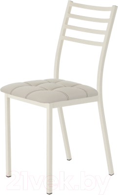 Стул AMC Comfort 4К3.3 (кожзам бежевый/слоновая кость) - фото