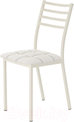 Стул AMC Comfort 4К3.12 (кожзам белый/слоновая кость) - фото