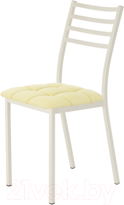 Стул AMC Comfort 4К3.15 (кожзам светло-желтый/слоновая кость) - фото