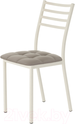 Стул AMC Comfort 4К3.18 (кожзам латте/слоновая кость) - фото