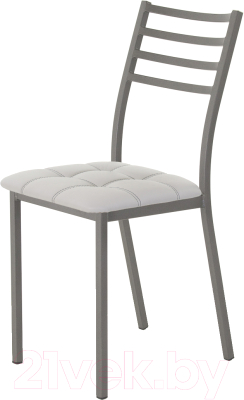 Стул AMC Comfort 4К4.6 (кожзам серый/графит) - фото